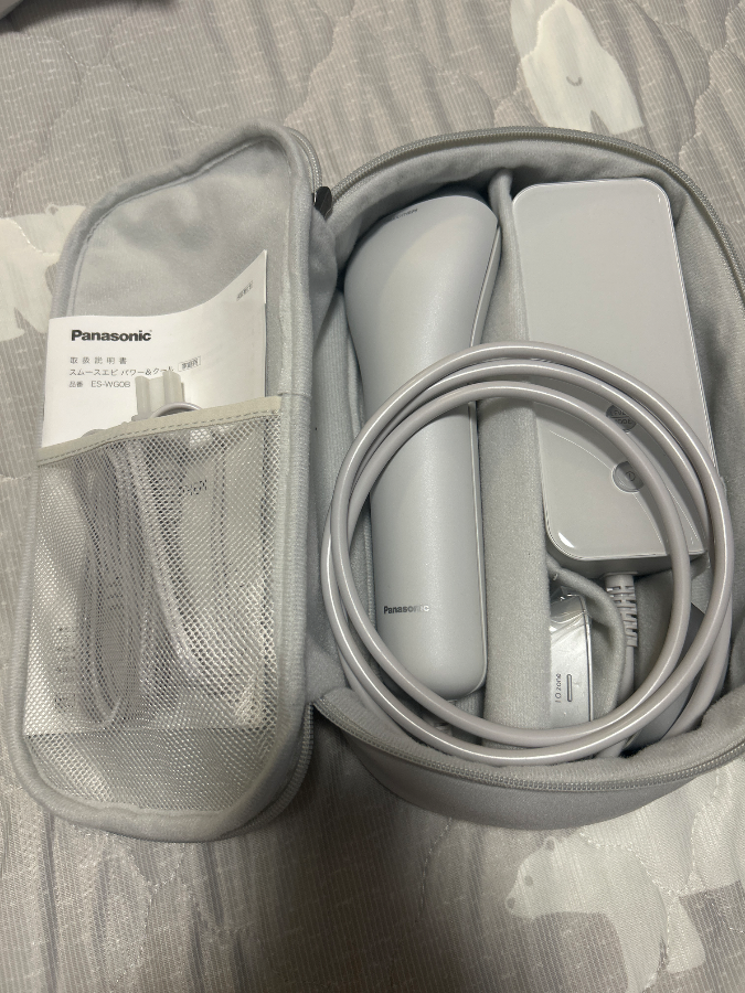 Panasonic スムースエピES-WGOB-H 【グレー］ 新品未使用 Panasonic PANASONIC ES-WG0B-H グレー 光エステ スムースエピ