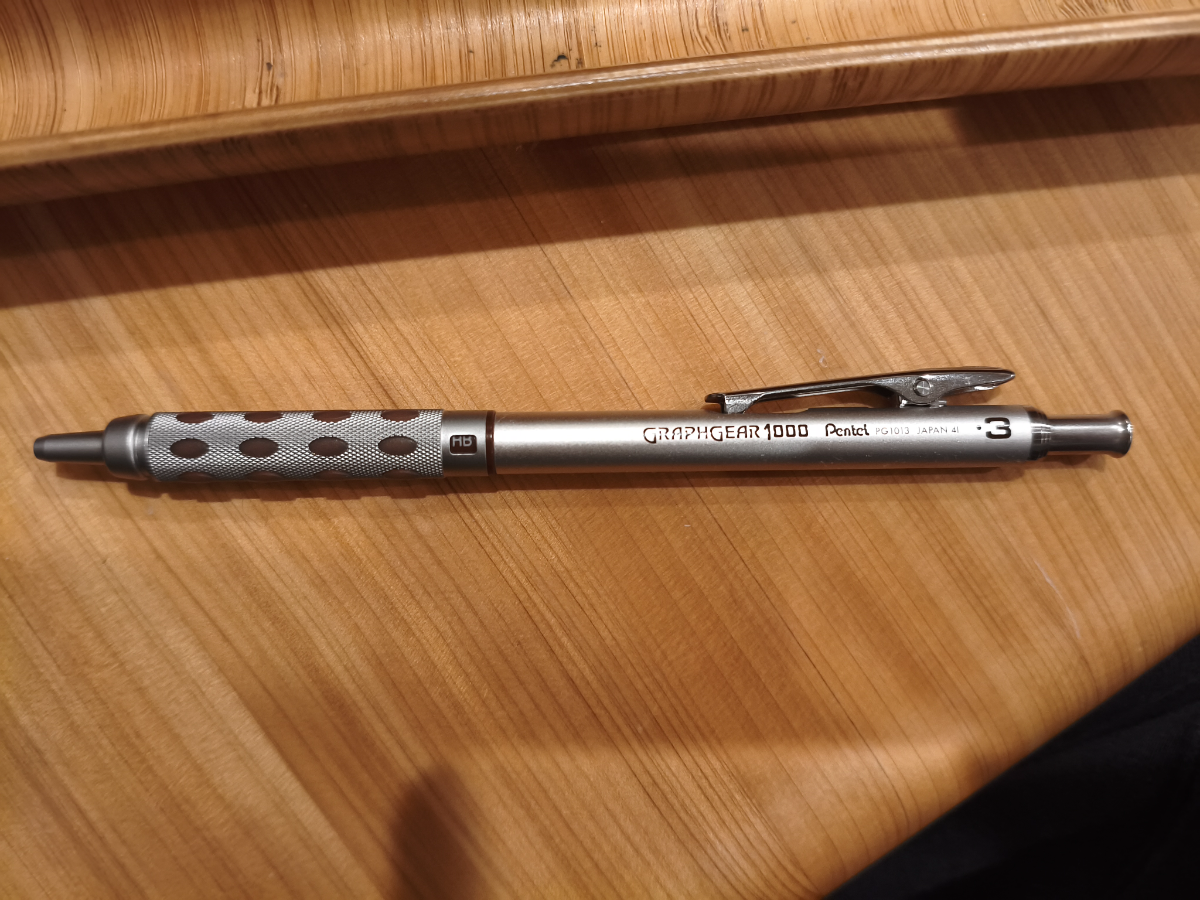 ぺんてる グラフギア1000 PG1013を検証レビュー！シャーペンの選び方も