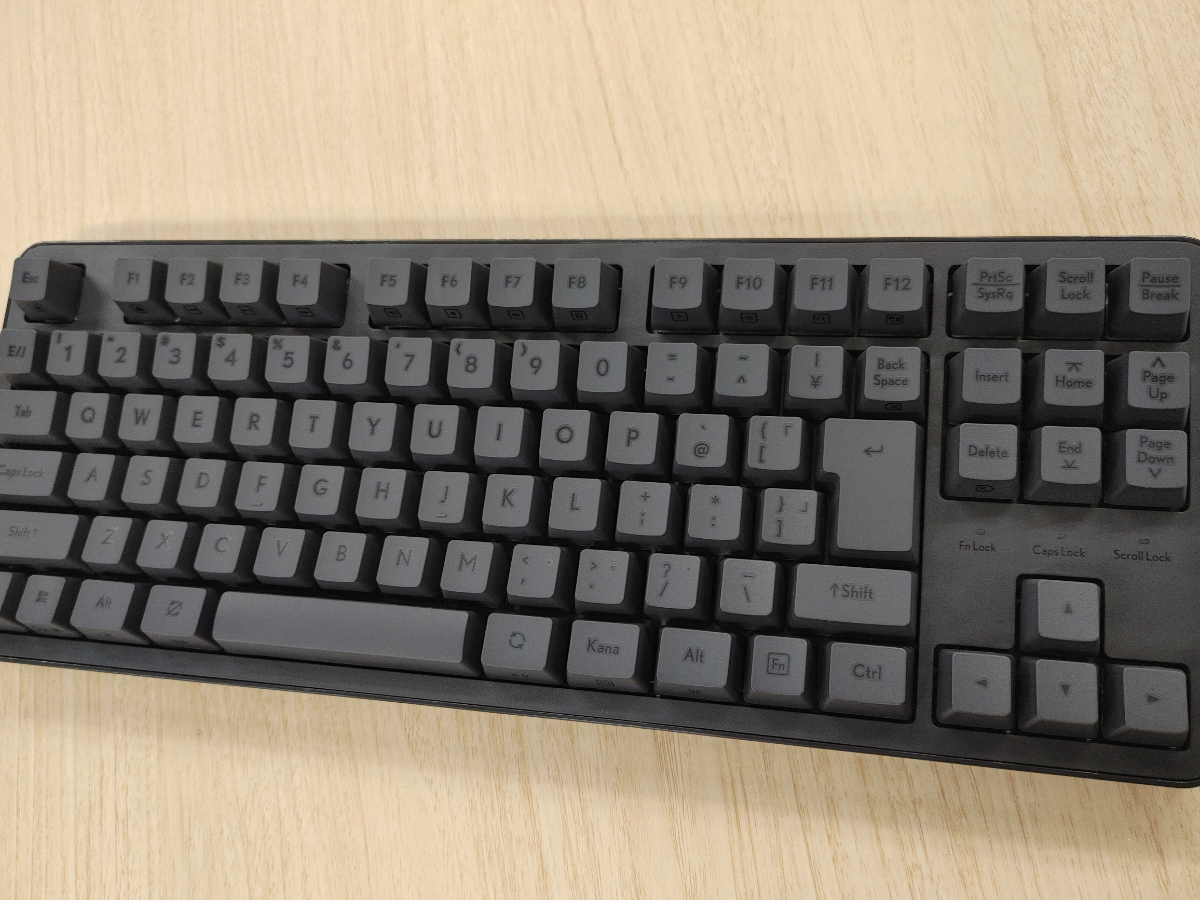 エレコム Leggero 有線メカニカルテンキーレスキーボード（静音赤軸