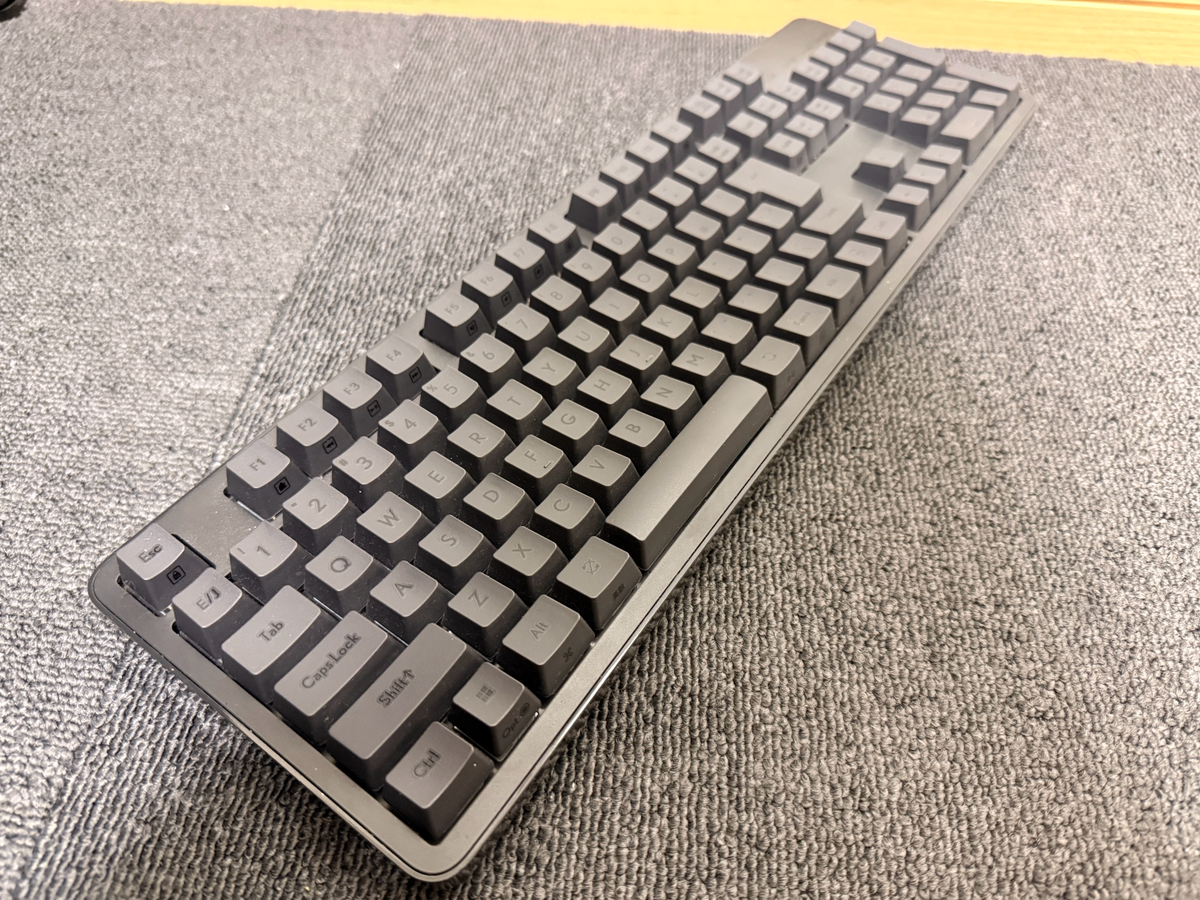 エレコム Leggero 有線メカニカルテンキーレスキーボード（静音赤軸