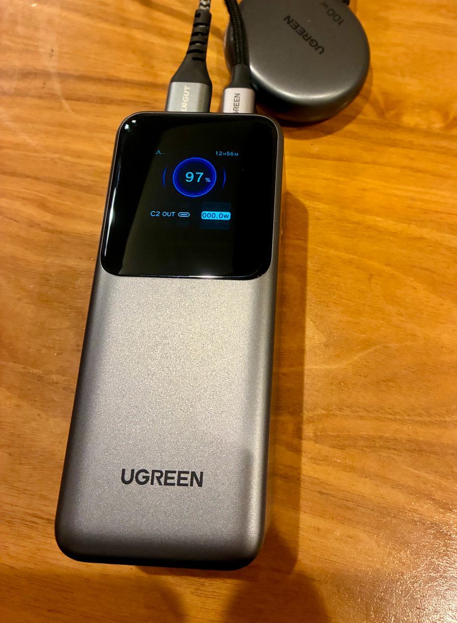 UGREEN Nexode 20000mAh Fast Charging Power Bank PB721を検証