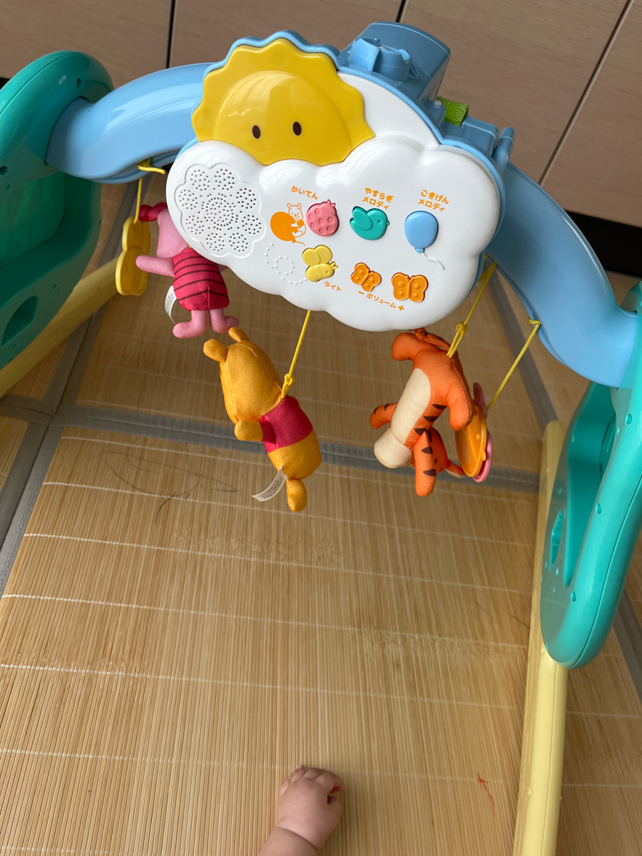 美品】プーメリー えらべる回転6wayジムに変身メリー えらべる回転